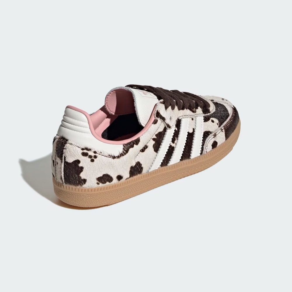 Size 8 - [NEW] Women's adidas Samba OG Shoes 'Cow Print' JR1256 - Picture 5 of 8